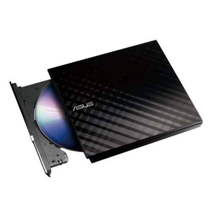 (image for) ASUS LITE External Slimline DVD x8 Re-Writer USB and JVC DVD-R Printable DVD 50-Pack Bundle